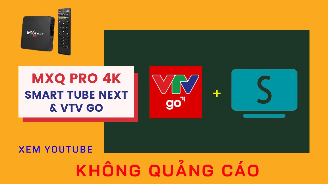 Android TV Box MXQ Pro 4K - Test SmartTube Next & VTV Go