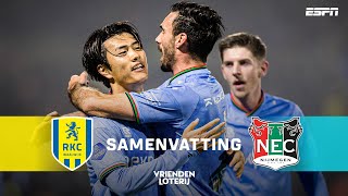 Koki Ogawa Tikt Attent Binnen Bij De Tweede Paal Samenvatting Rkc Waalwijk - N.e.c. Nijmegen