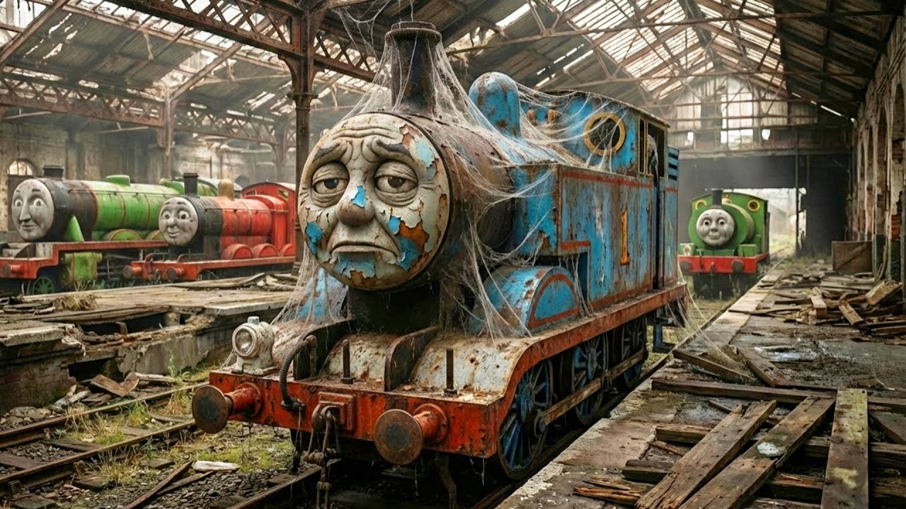I Found Thomas & Friends Abandoned at a Forgotten Train Station for 1000 Years | Restoration ASMR