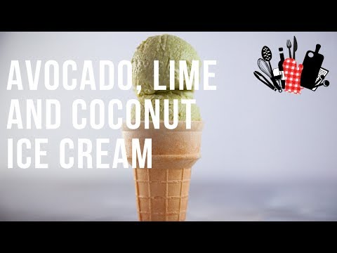 Video: Avocado At Lime Ice Cream