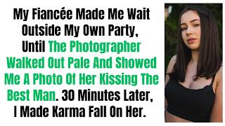 My Fiancée Made Me Wait Outside My Own Party, Until The Photographer Walked Out Pale And...