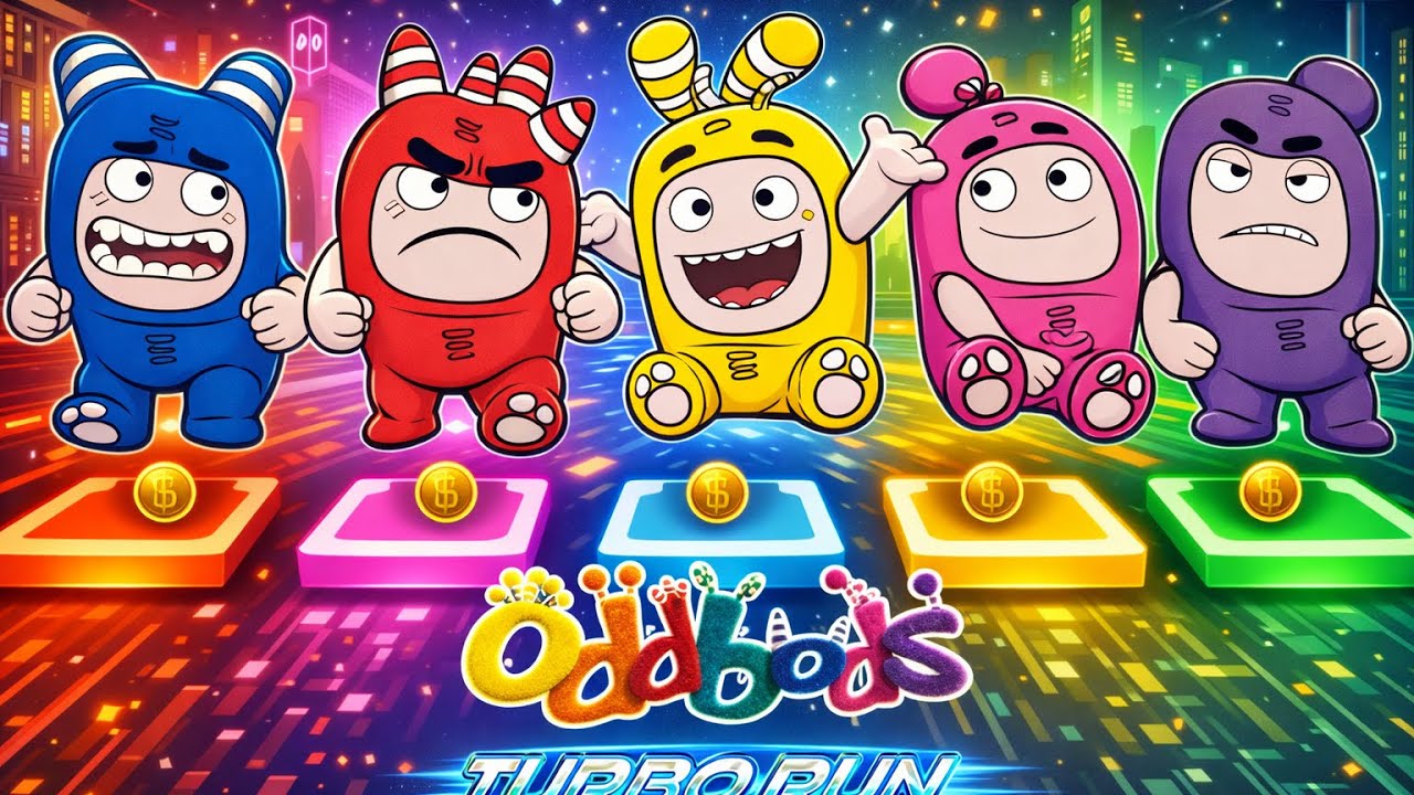 Семейство Оддбодс #21: Бег Бабблс против Бега Зи против Бега Ньюта против Бега Пого | Турбо Бег О...