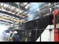 SD70M-2 cranking in locomotive shop