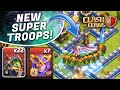 New Inferno Dragon &amp; Super Witch Gameplay! Clash of Clans New Update😱