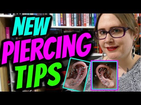 New Piercing Tips *What Not To Do When Getting a Piercing* - YouTube
