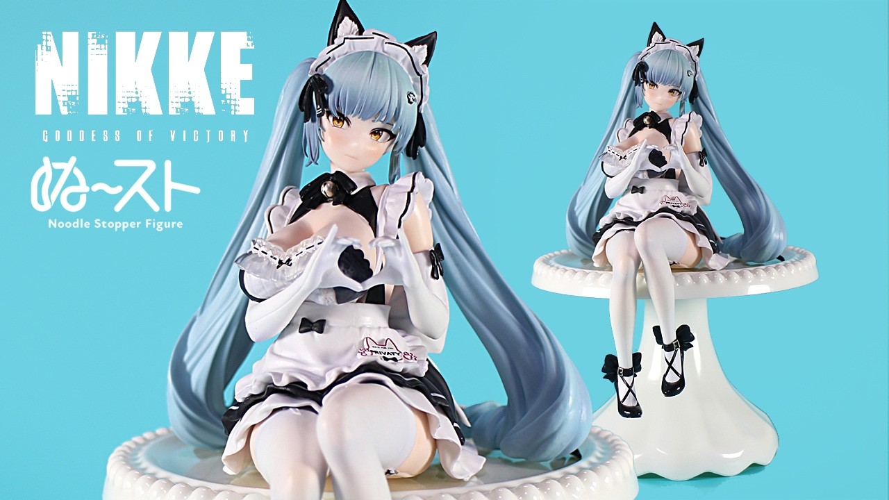 勝利の女神:NIKKE ぬーどるストッパー プリバティ：アンカインド・メイド フィギュア開封】ぬーどるストッパーフィギュア プリバティ：アンカ