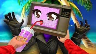 Tv Woman Love In Beach With Tv Man Vs Skibidi Toilets Garrys Mod