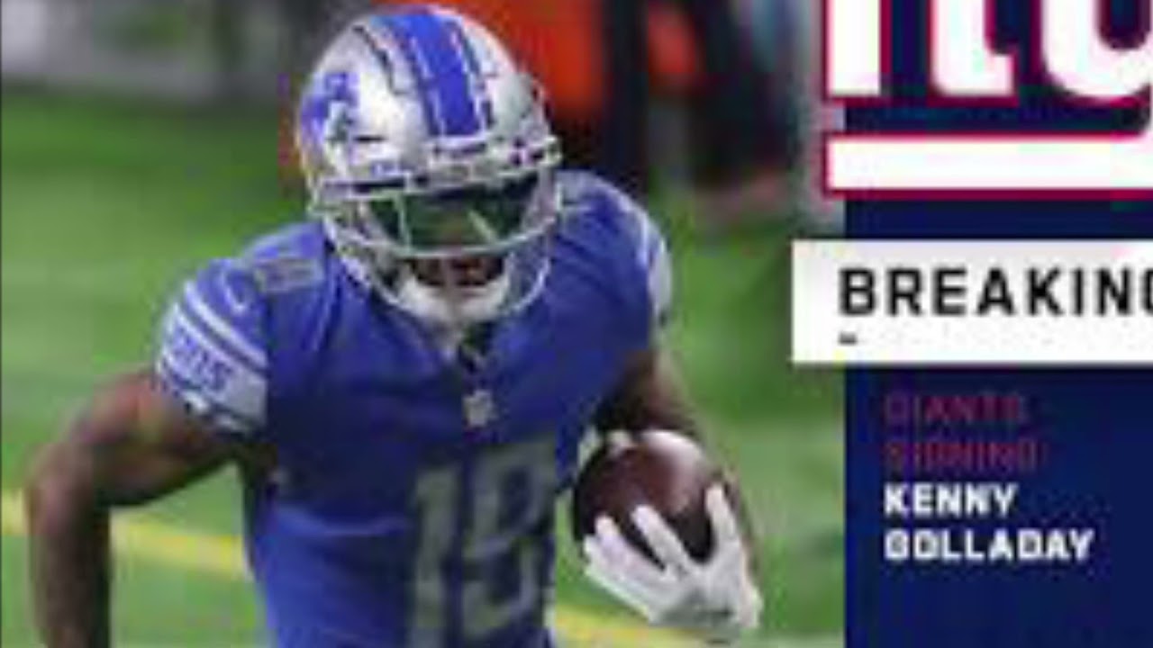 New York Giants sign Kenny Golladay to a 4 year $72 million deal
