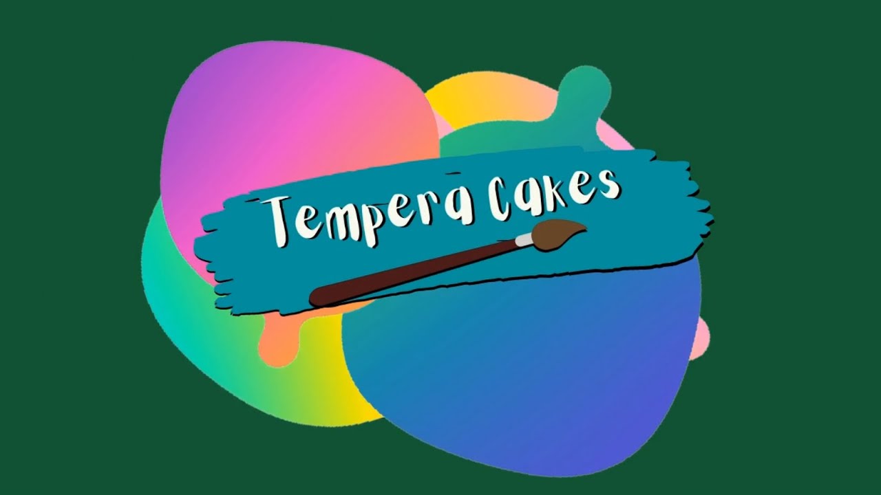 Art Training How to use Tempera Cakes YouTube