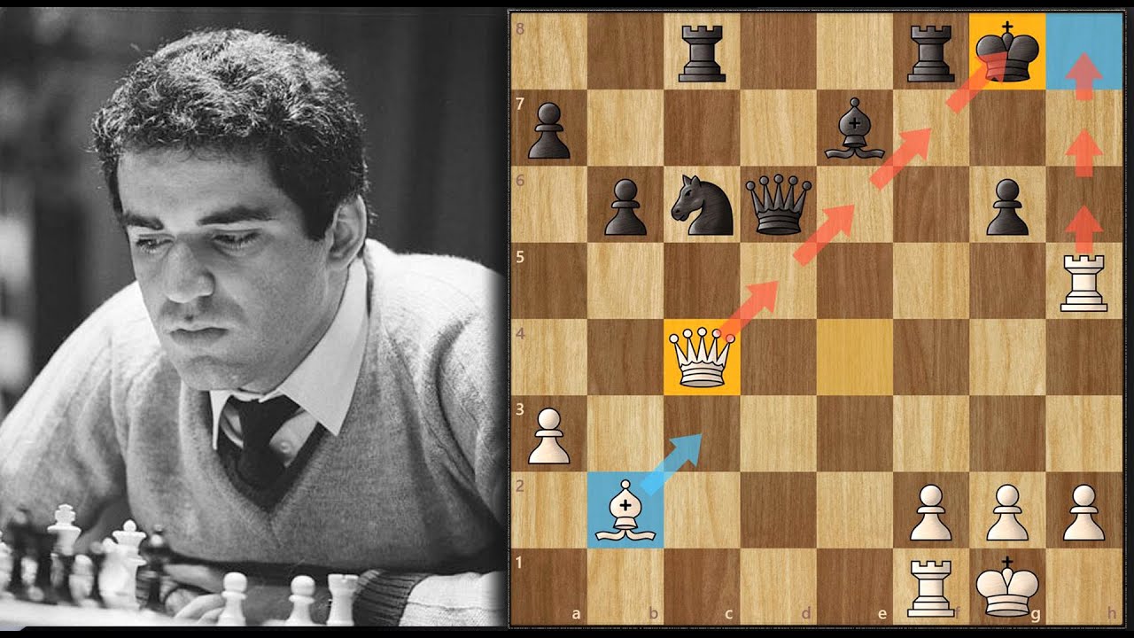 فقط کاسپاروف میتونه اینطوری حمله کنه!!!