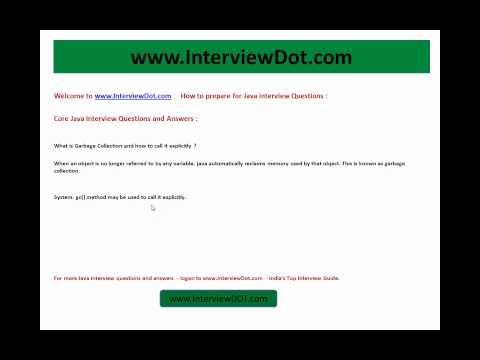 what is garbage collection and how to invoke explicitly core java interview question and answer