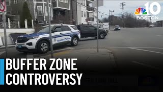 Why a proposal for a buffer zone around first responders is raising rights concerns