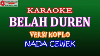 Download Lagu BELAH DUREN (COVER) KARAOKE DANGDUT MP3