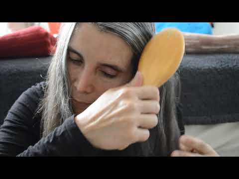 ASMR CEPILLO MI CABELLO PARA RELAJARTE