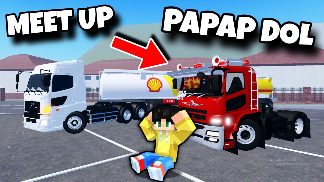MEET UP ng TRUCK na MAY PAPAP DOL at NAG LONG DRIVE PA BAGUIO sa ROBLOX