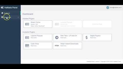 Create new form using Green Forms (standalone version)