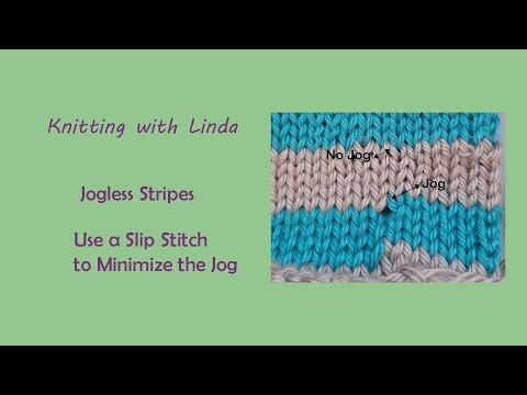 Jogless Stripes: Use a Slip Stitch to Minimize the "Jog"