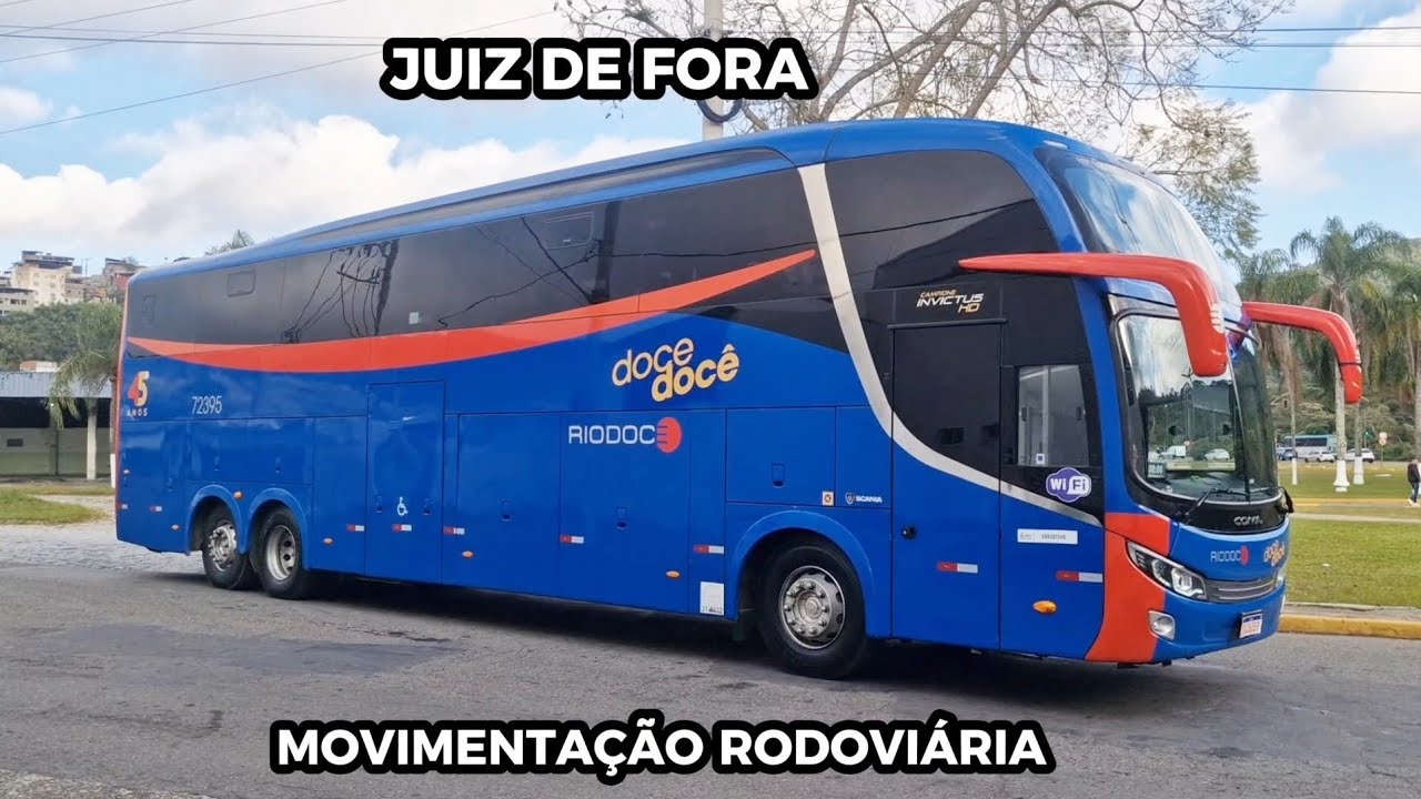 MOVIMENTO DE ÔNIBUS NO TERMINAL RODOVIÁRIO DE JUIZ DE FORA ( MG )