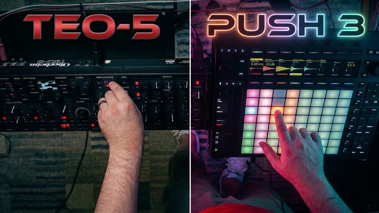 Analog Techno with Oberheim TEO-5 and Push 3 Standalone. - YouTube