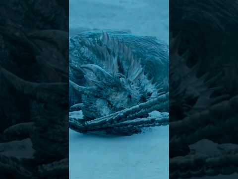 THE NIGHT KING KILLED THE DRAGON AND TOOK IT TO HIS SIDE.#gameofthrones #thenightking #shortsvideo