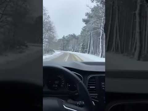 megane 4 snap karlı yollar