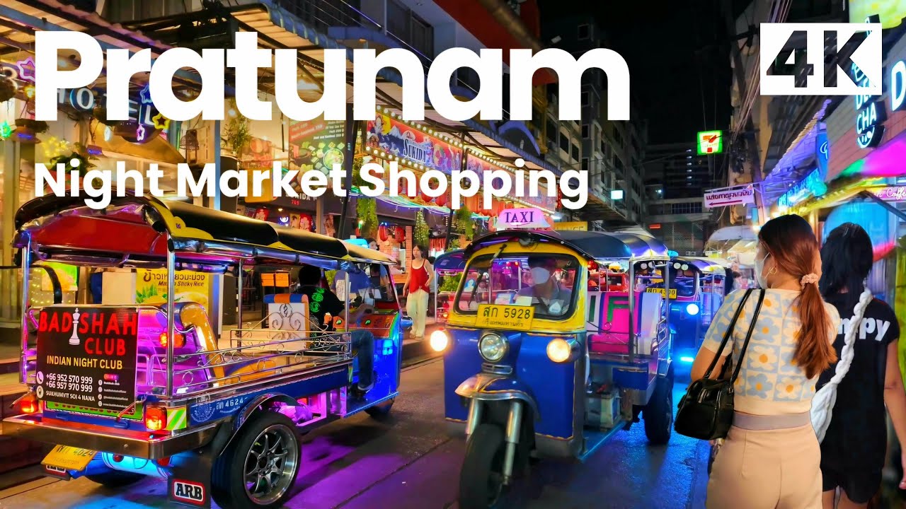 Bangkok, Tailandia | Tour del Mercado Gastronómico 4K | 10 dic 2024