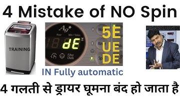 "STOP! Common Top Load Washing Machine Error EXPOSED! (Easy Fixes for Spin Issues)"