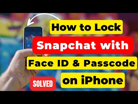 How To Lock Snapchat With Face Id & Passcode In Iphone - Youtube