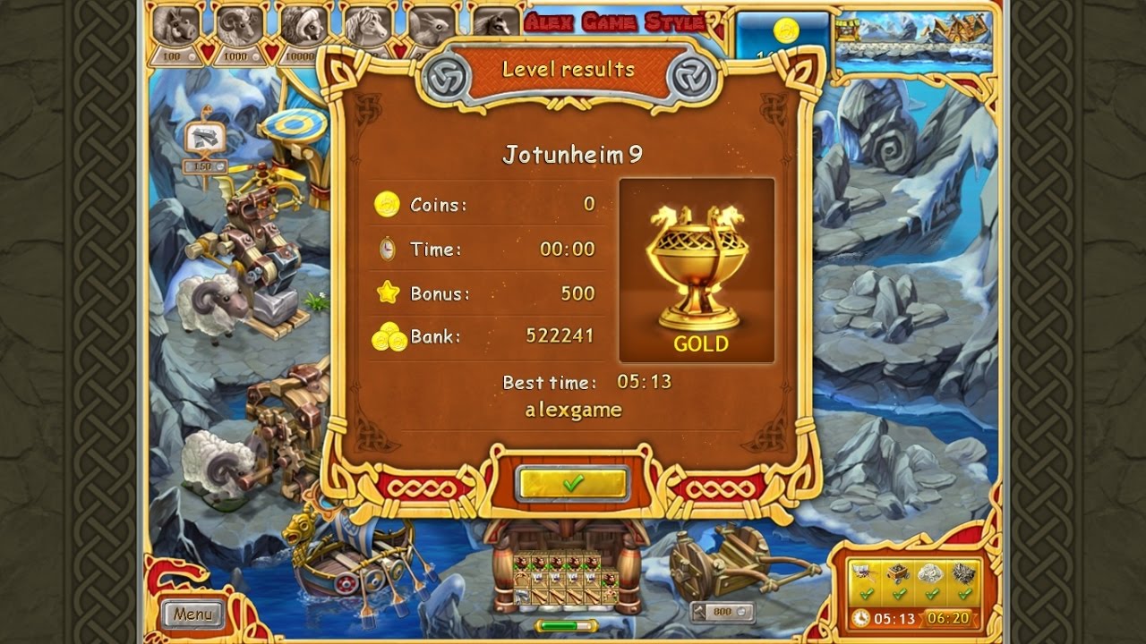 Farm Frenzy Viking Heroes Adventure Jotunheim 9 GOLD Веселая ферма Викинги Сюжетная Йотунхейм 9