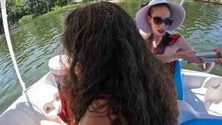 first time on a Sun dolphin pedal boat