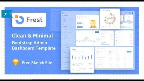 Frest - Clean & Minimal Bootstrap Admin Dashboard Template | Themeforest Templates