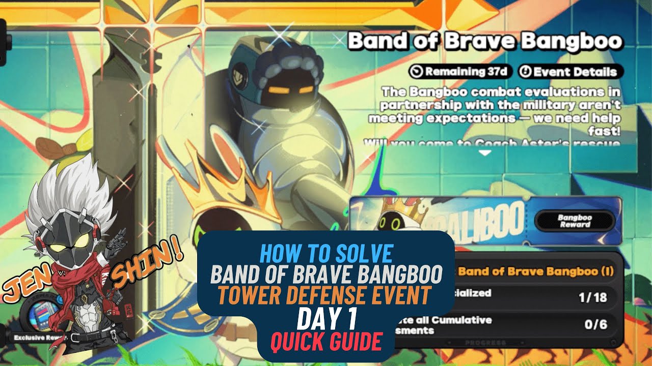 Band of Brave Bangboo : Tower Defense Event Day 1 - Quick Guide