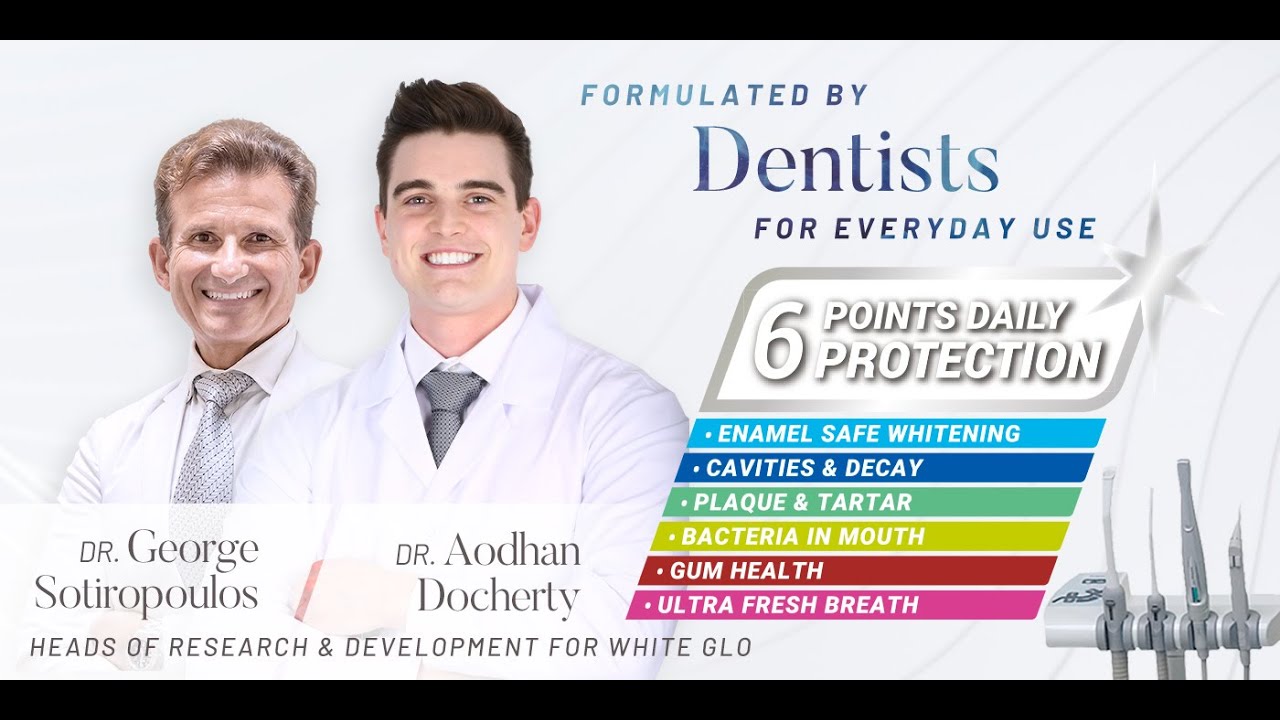 Learn more about White Glo Whitening Toothpaste with Dr Aodhan Docherty on Today Show