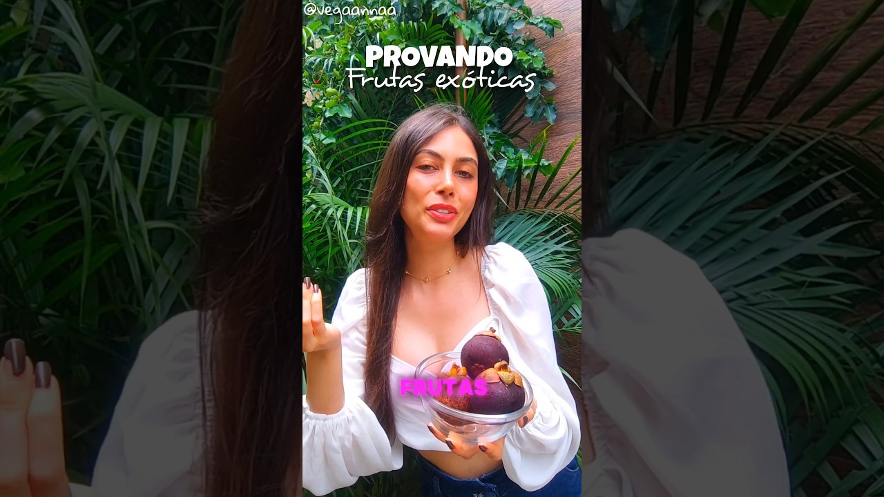 VOCÊ CONHECE A FRUTA MANGOSTÃO? 💜🤍💕 