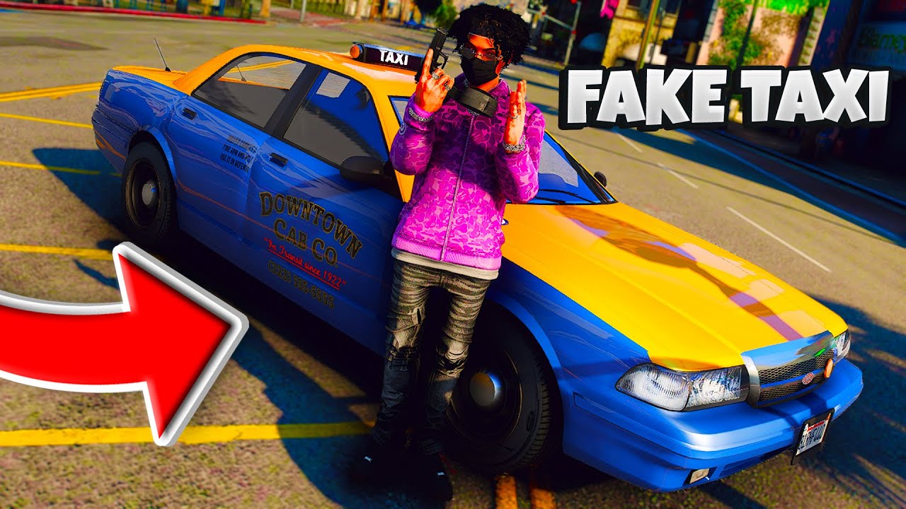 Fake Taxi Driver SCAMS CUSTOMERS in GTA 5 RP