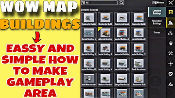 DAY 3- HOW TO MAKE AREA FOE WOW MAP GAMEPLAY | WOW MAP BUILDINGS AND WALLS| WOW MAP TUTORIAL