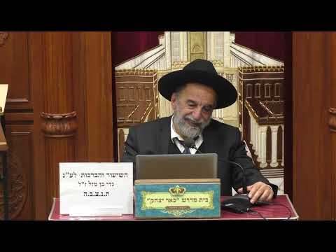 פרשת השבוע | הרב יהודה נקי | פרשת תצוה - ט' אדר - תשפ"ו