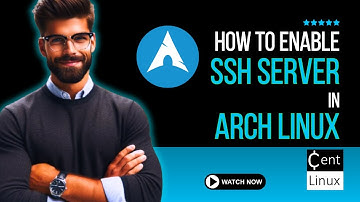 How to enable SSH Server in Arch Linux