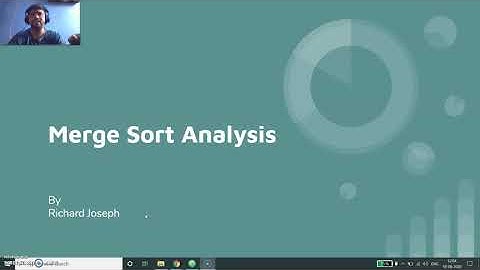Merge Sort  - Time and Space Complexity of Merge Function (Part 1)