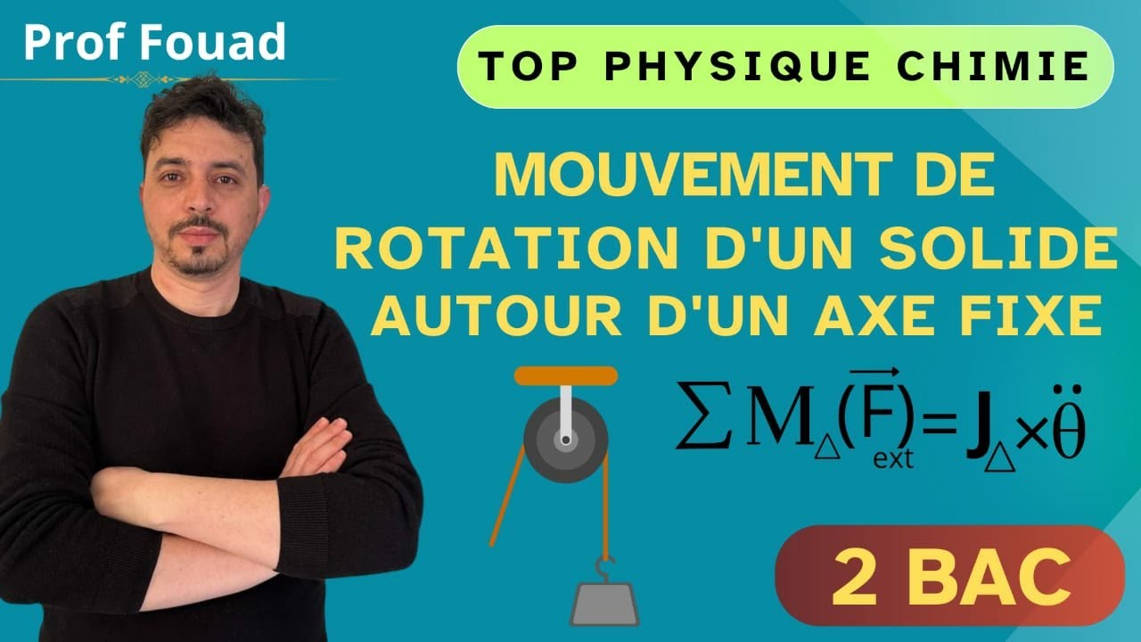Mouvement de rotation d'un solide autour d'un axe fixe 2 bac