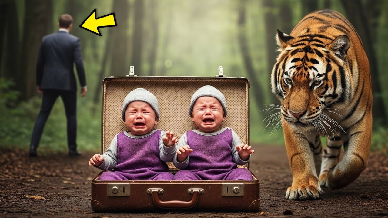 WITWER lässt ZWEI BABYS im WALD zurück, doch was der TIGER danach tut…
