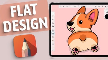 Clean Flat Design In Autodesk Sketchbook | Beginners Class