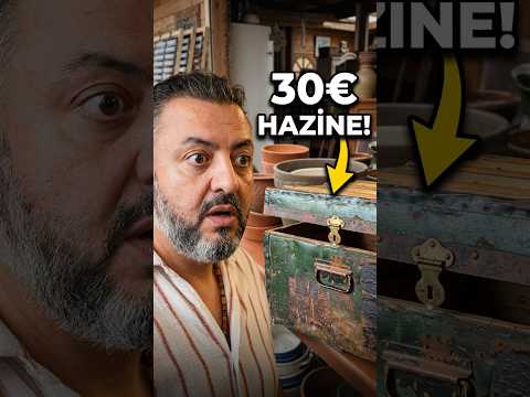 Bunu görenler inanamadı: 30 Euro'luk devasa sandık #antika #bitpazarı #treasure