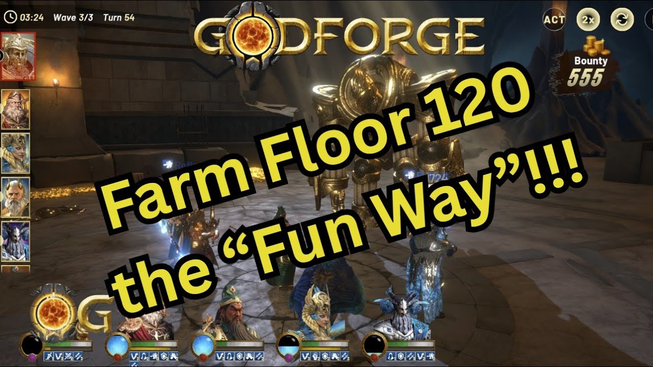 Godforge Alpha Guide | Farming 120 the "Fun Way"!