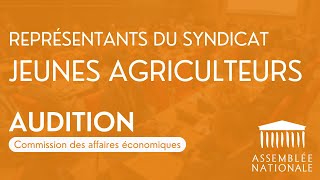 🔴 Audition représentants Jeunes Agriculteurs sur le PJL d'orientation pour la souveraineté agricole