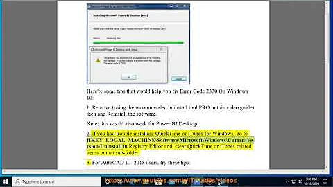 Fix Error Code 2330 On Windows 10