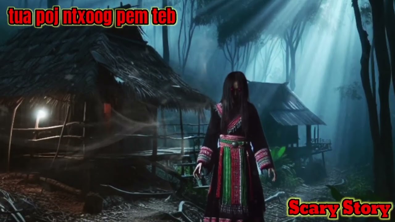 Tua Poj Ntxoog pem teb - Scary Story