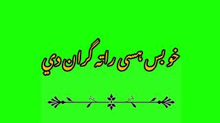 Pashto Poetry Green Screen Status | Pashto Green Screen Poetry | خو بس ہسی راتہ گران دي screenshot 4