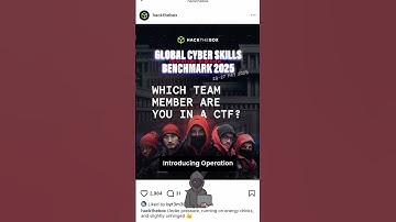 CTF hosted by hackthebox! sign up with your friends now! #cybersecurity #ctf #capturetheflag