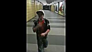 Jerking at the subway